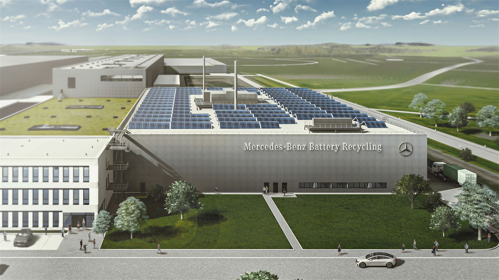 Mercedes-Benz Begins Building Battery Recycling Factory in Kuppenheim