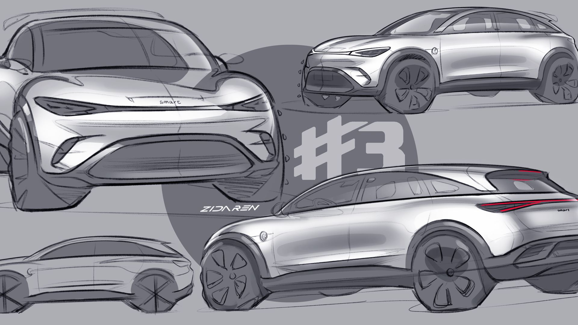 smart Unveils Design Details Official Name of its All Electric SUV Coup