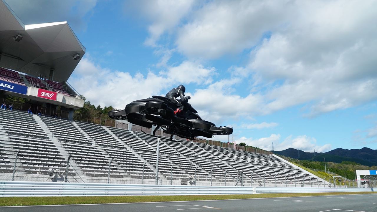 Hoverbikes Taiji Itoh Chairman of A L I Technologies