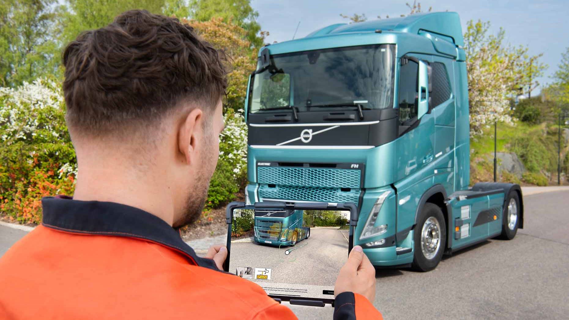 Volvo Group Launches World s First Electric Truck Safety app With AR Technology