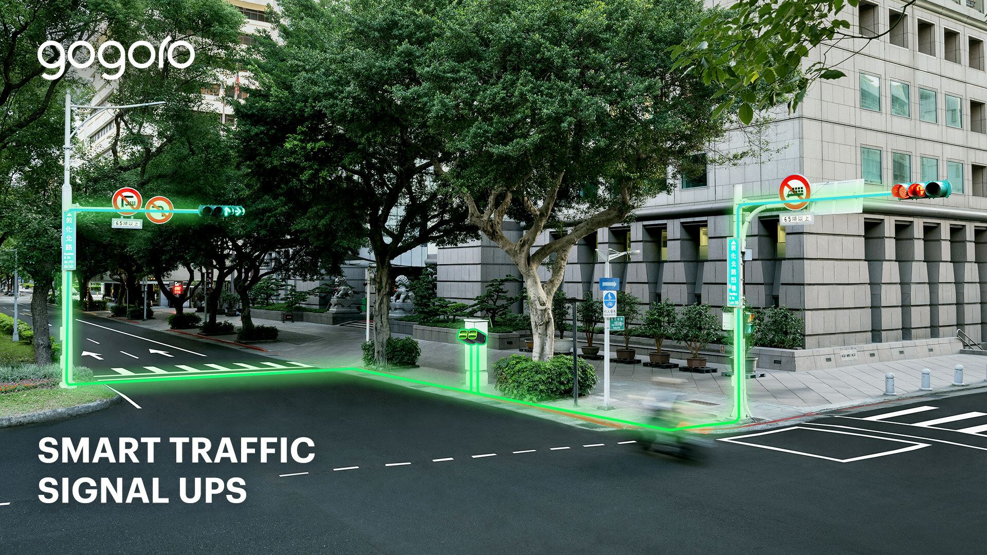 Gogoro Announces Deployment of Smart Traffic Signals in Taipei City