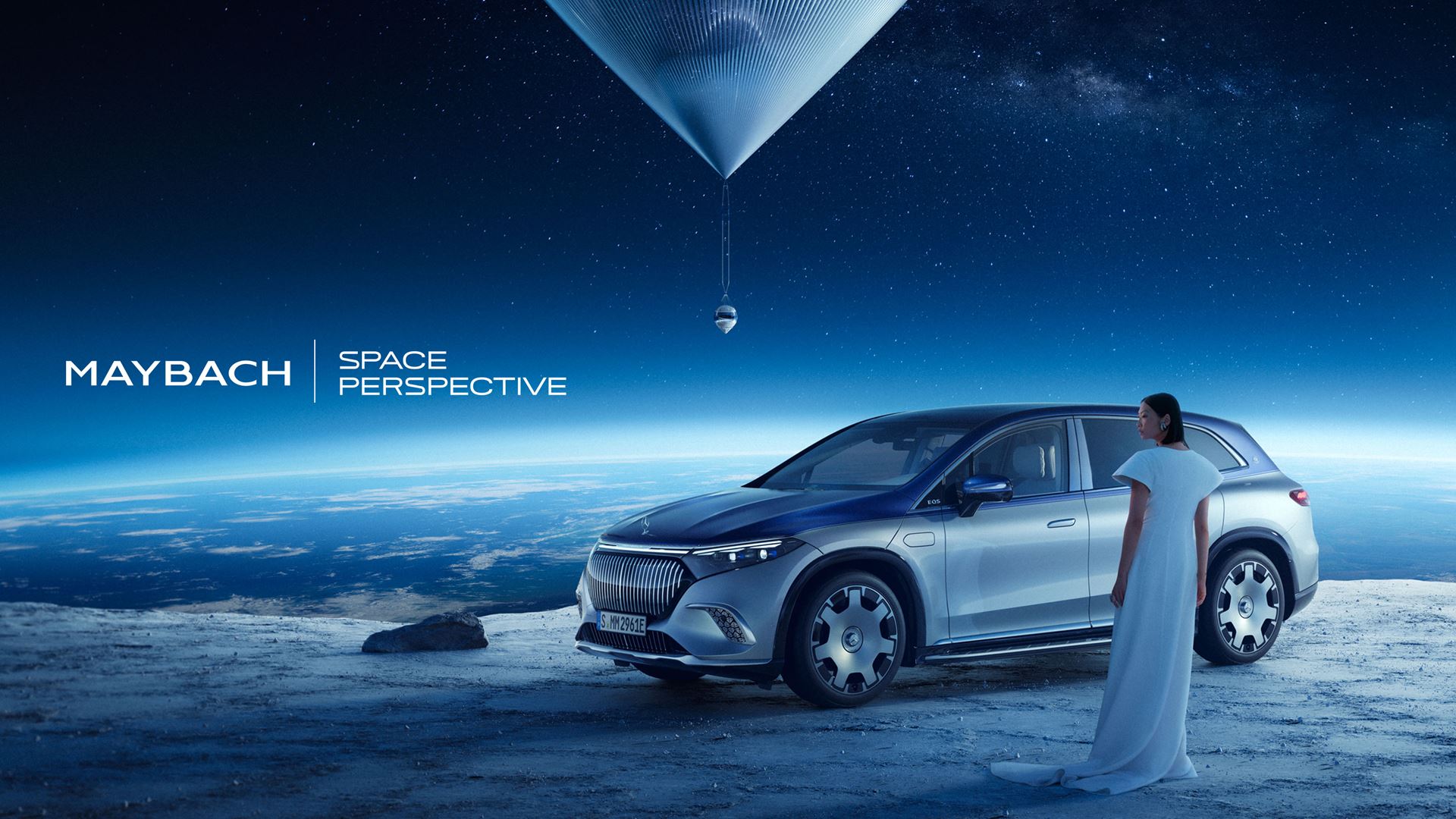 Mercedes Maybach Space Perspective to Offer EVs for Carbon Free Spaceflights