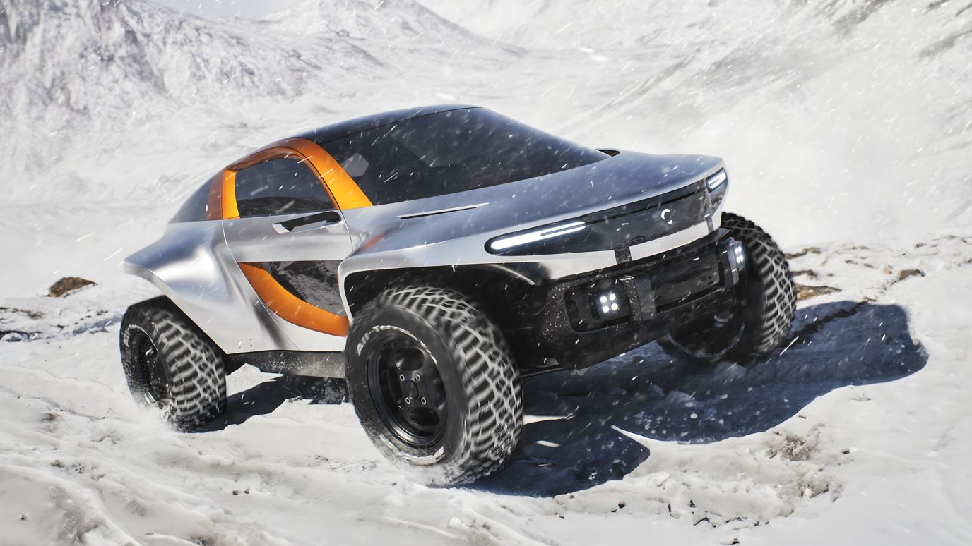 All Wheel Drive Multi Terrain Electric Vehicle Unveiled by the UK s CALLUM