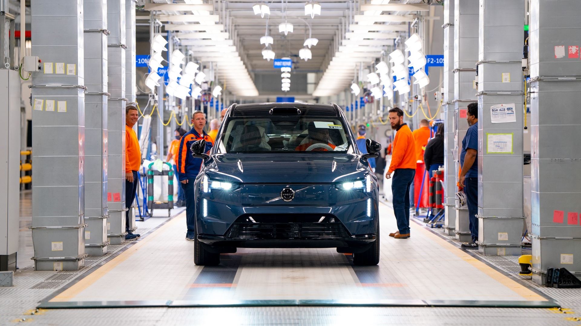 Volvo Cars Starts Production of All Electric EX90 SUV