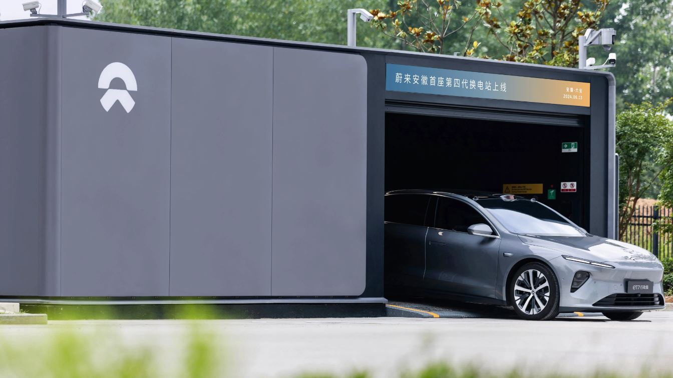 NIO Next Generation EV Battery Swap Station 4 0 Now Operational in China