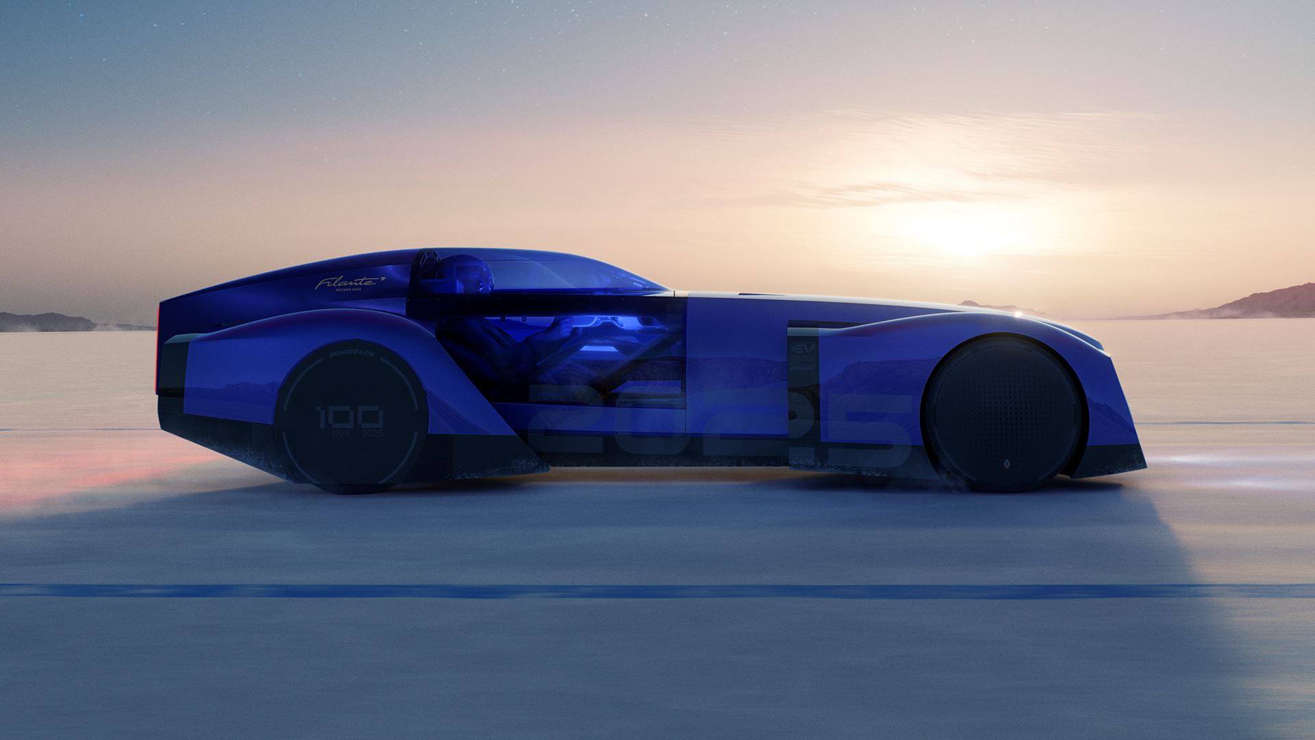 Renault Presents Electric Demo car the Filante Record 2025