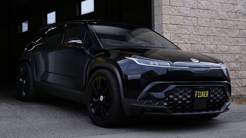 Electric Fisker Ocean SUV