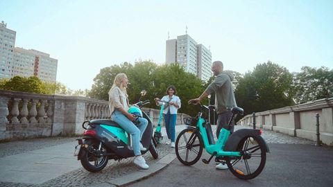 Tier Mobility cycle, scooter, moped