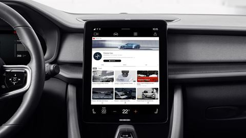 Polestar 2 Vehicles Receive Software Upgrade Includes integrated YouTube
