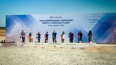 VinFast to List on the New York Stock Exchange Begins Building US EV Factory
