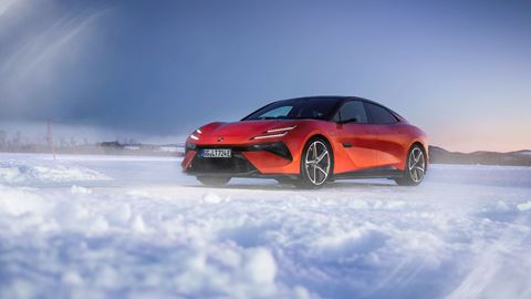 New All Electric GT the Lotus Emeya Completes Testing Inside the Arctic Circle