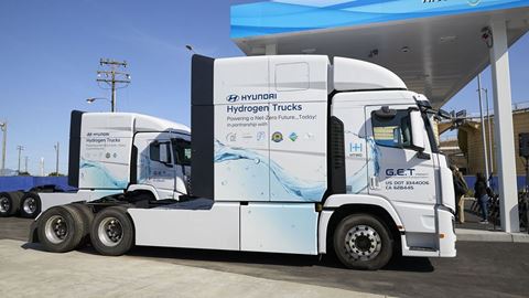 Hyundai Motor Launches US Hydrogen Fuel Freight Transportation Project