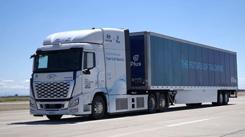 Hyundai Plus Unveil First Level 4 Autonomous Fuel Cell Electric Truck in the US