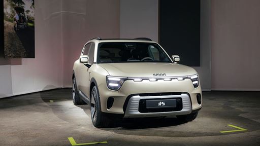 smart s new Mid size All Electric SUV the 5 Makes European Premiere