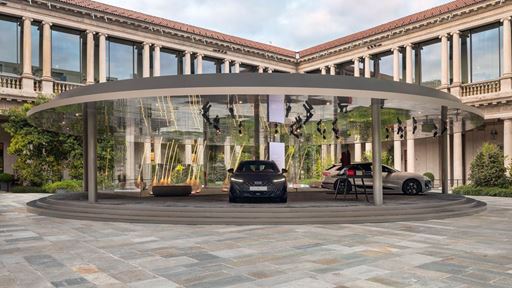 Audi Unveils Upgraded A6 Avant e tron at Milan Design Week 2025