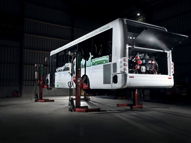 Kleanbus Completes Build of its First Repowered bus