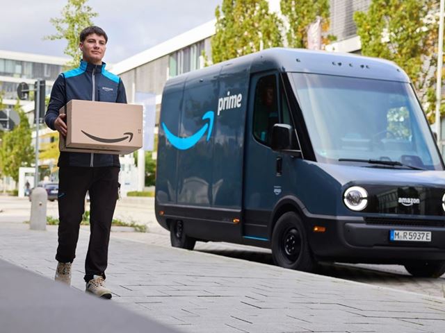 Amazon Rolls Out First Electric Delivery Vans From Rivian in Europe