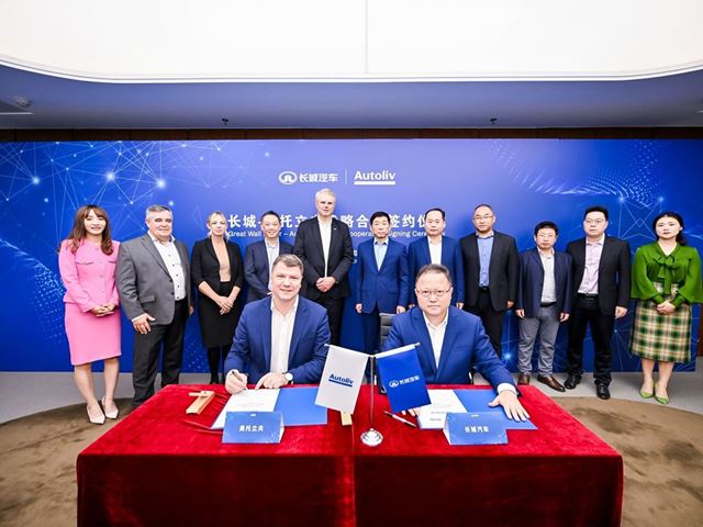 Great Wall Motor Autoliv to Cooperate on Advanced Automotive Safety Technologies