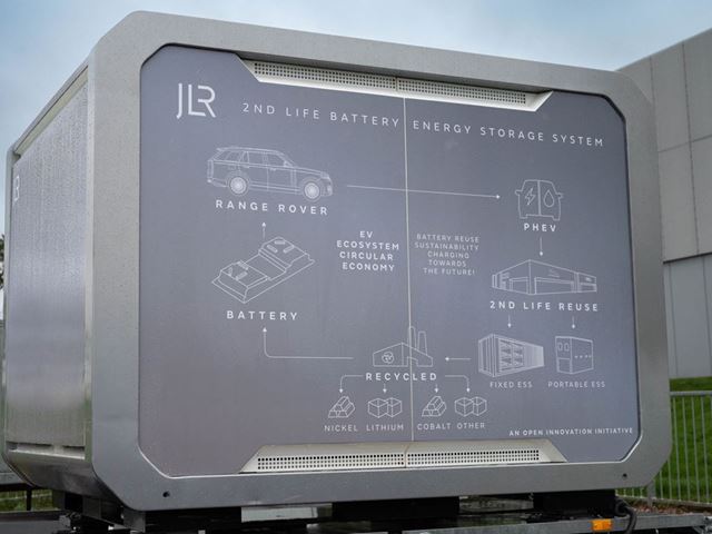 JLR Unveils Portable Battery Energy Storage System Using Second life PHEV Batteries
