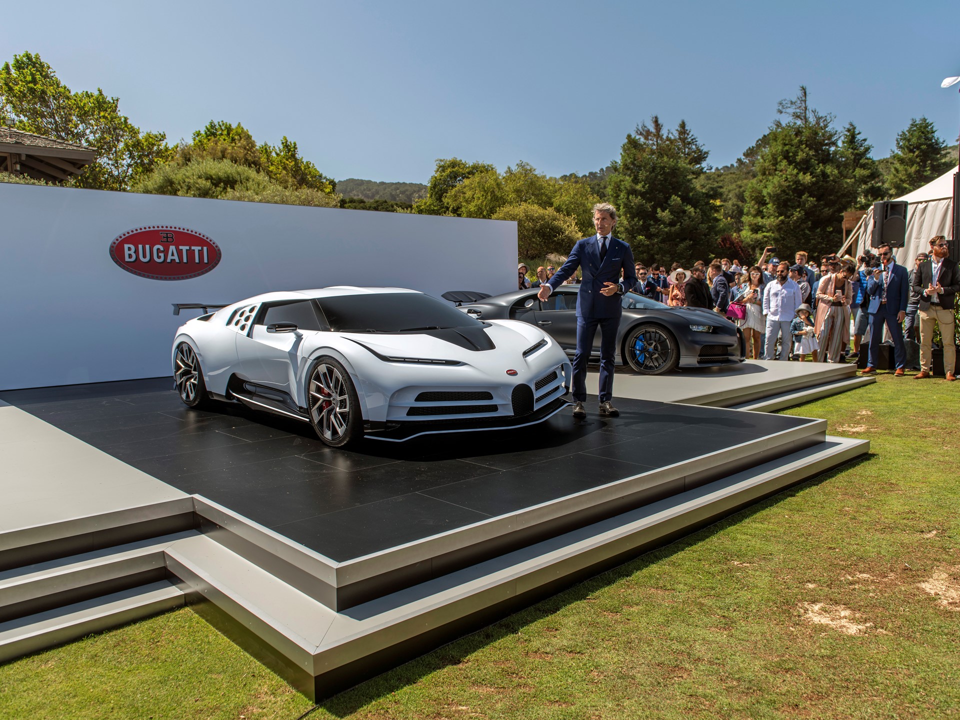 Stephan Winkelmann Bugatti President presents the Bugatti Centodieci