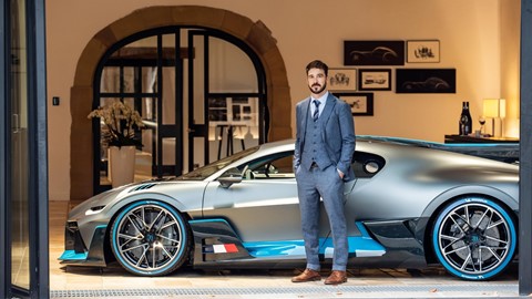 Summer 2019: Paolo Fanucci at the Bugatti headquarters in Molsheim