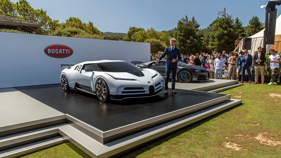 Stephan Winkelmann Bugatti President presents the Bugatti Centodieci