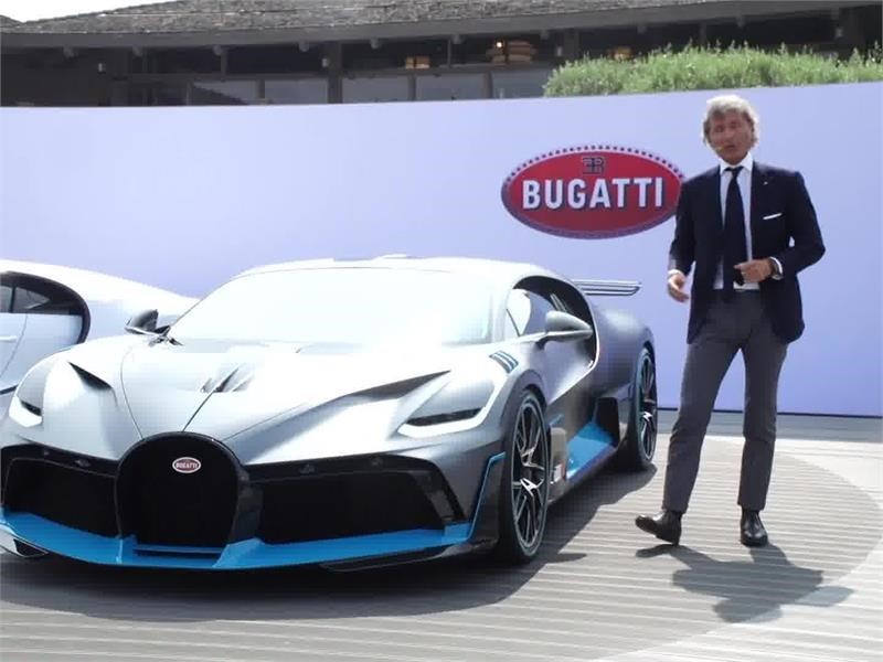 Bugatti Divo world premiere at the Quail