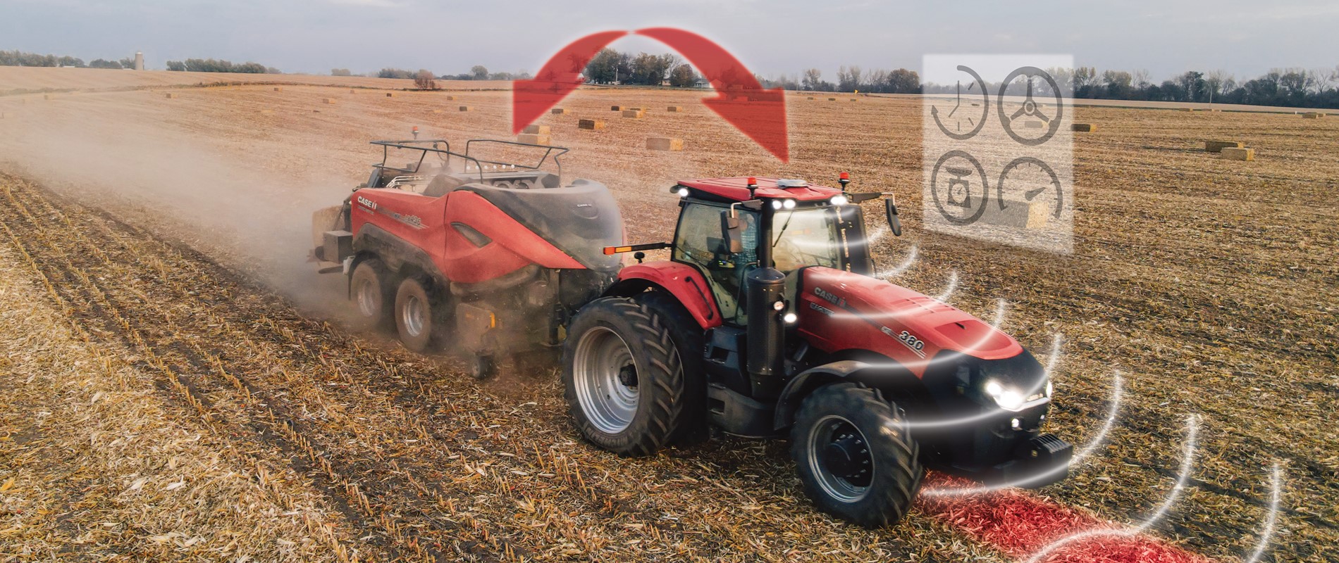 Case IH Brings LiDAR Technology to Hay Producers a first of its kind in Large Square Baler Automation