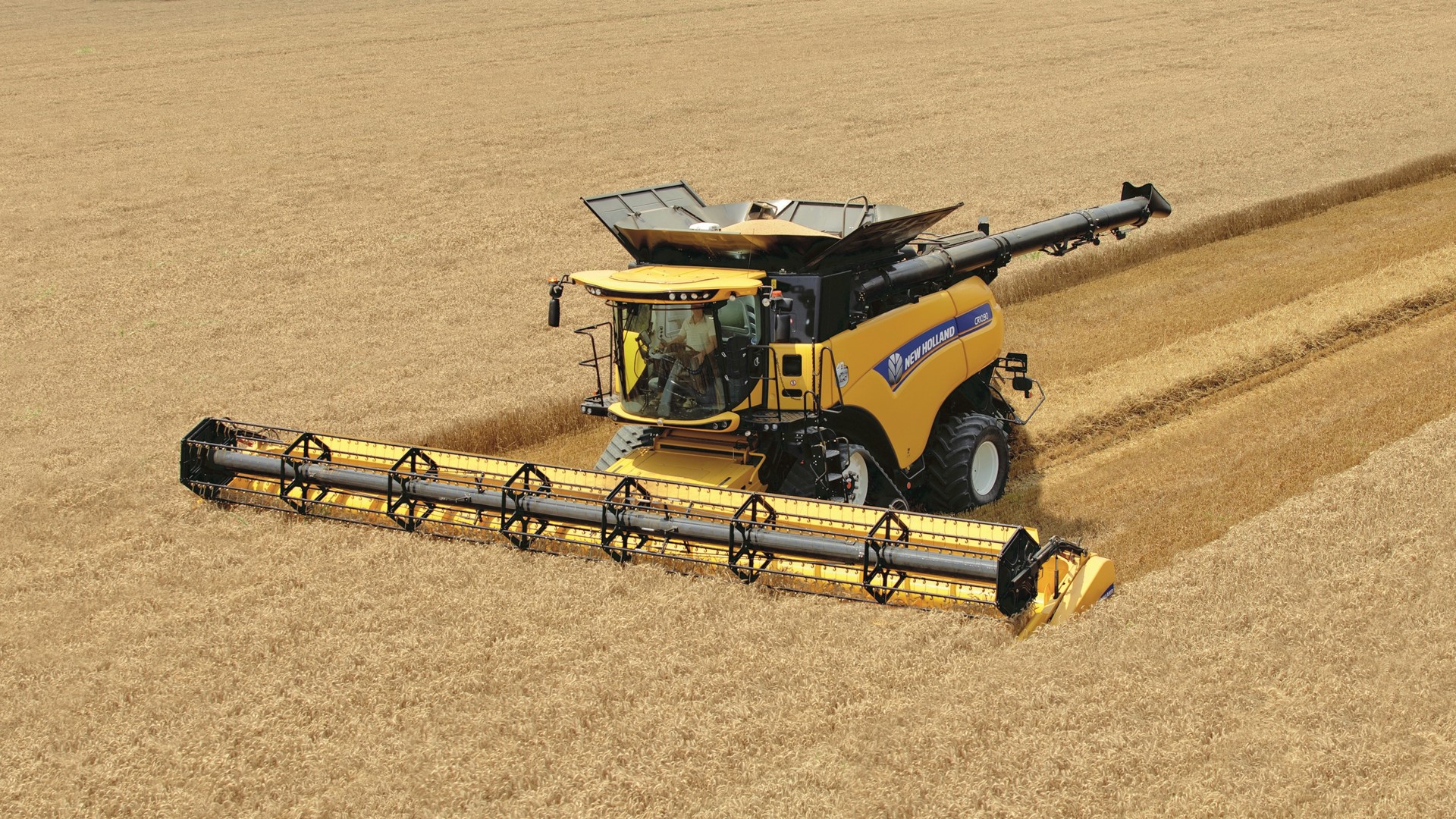 New Holland Agriculture CR10.90 Combine, the World's most powerful combine harvester