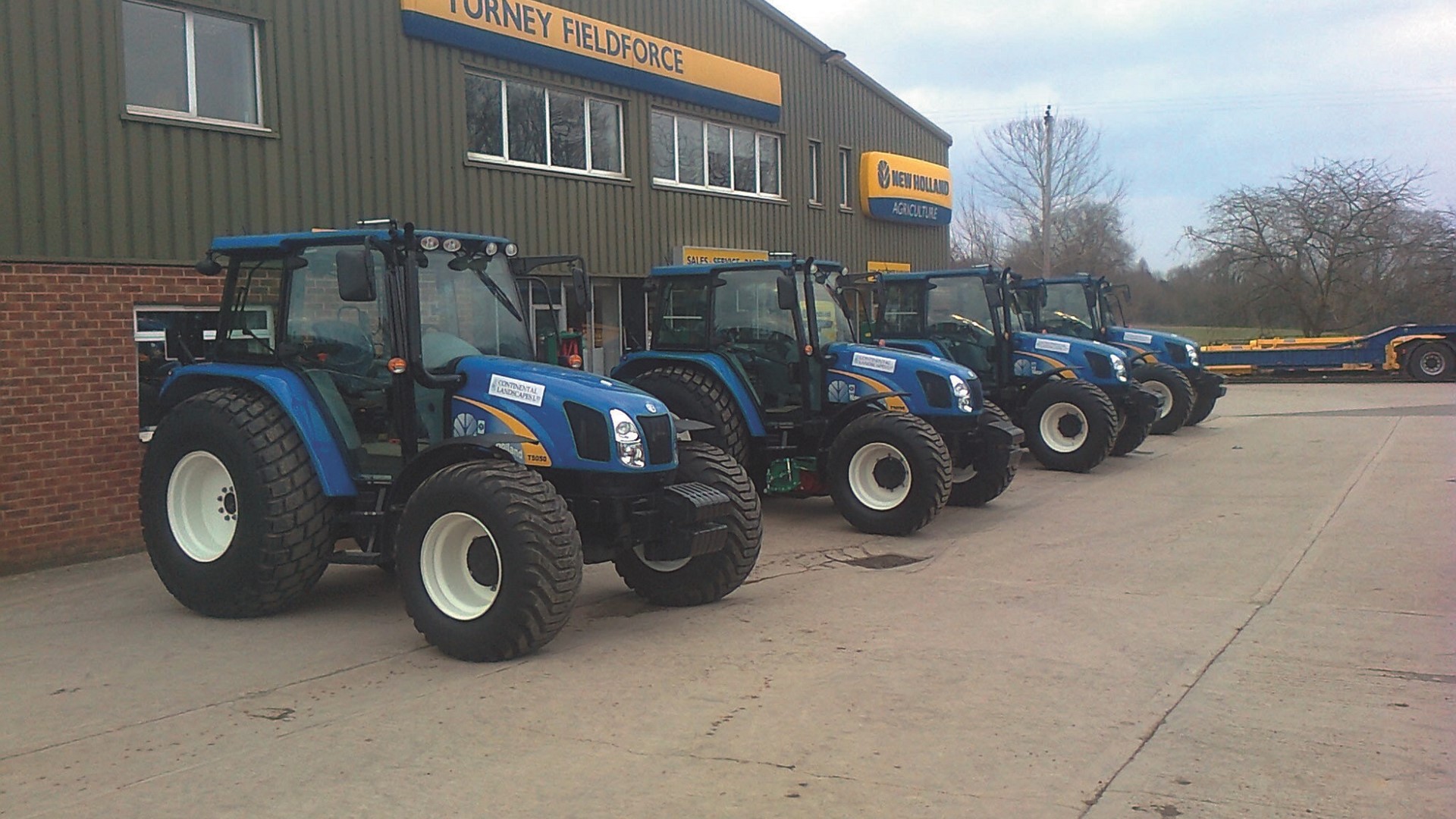 Groundcare tractors supplied by the Turney dealership in the UK