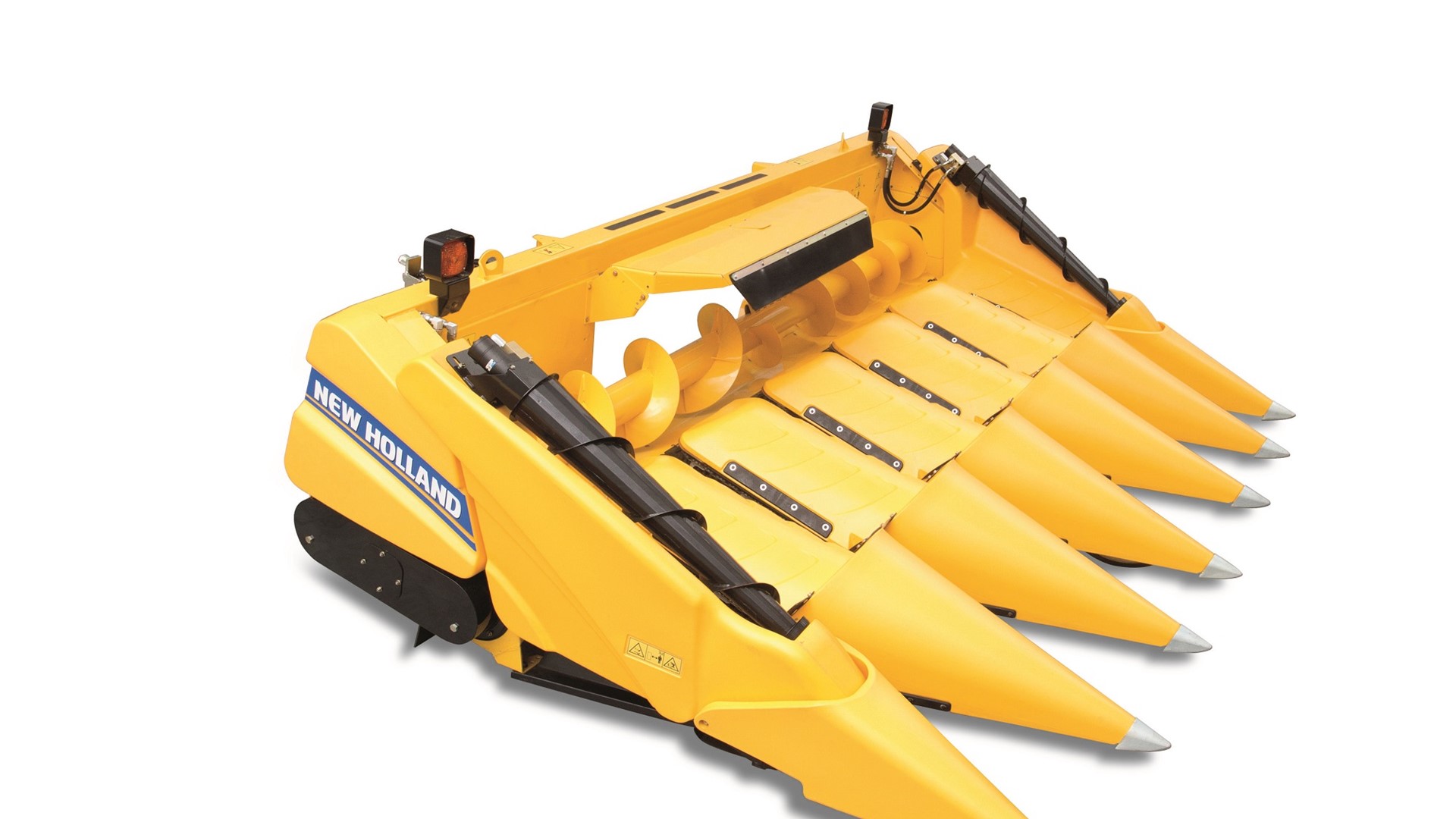 New Holland Agriculture new Combine Maize Header is available in both rigid and flip-up versions