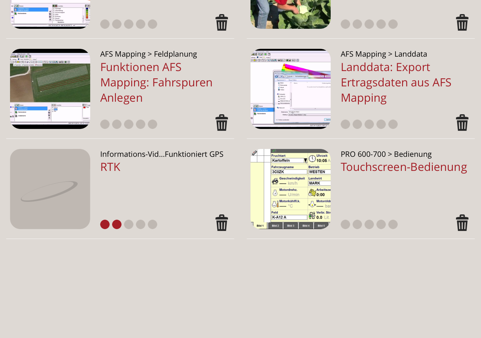 New AFS Academy app from Case IH Screenshot - homepage