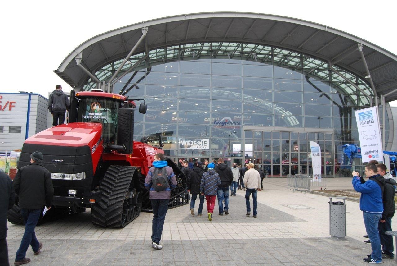 Case IH Qauadtrac outside at the Agrotech show