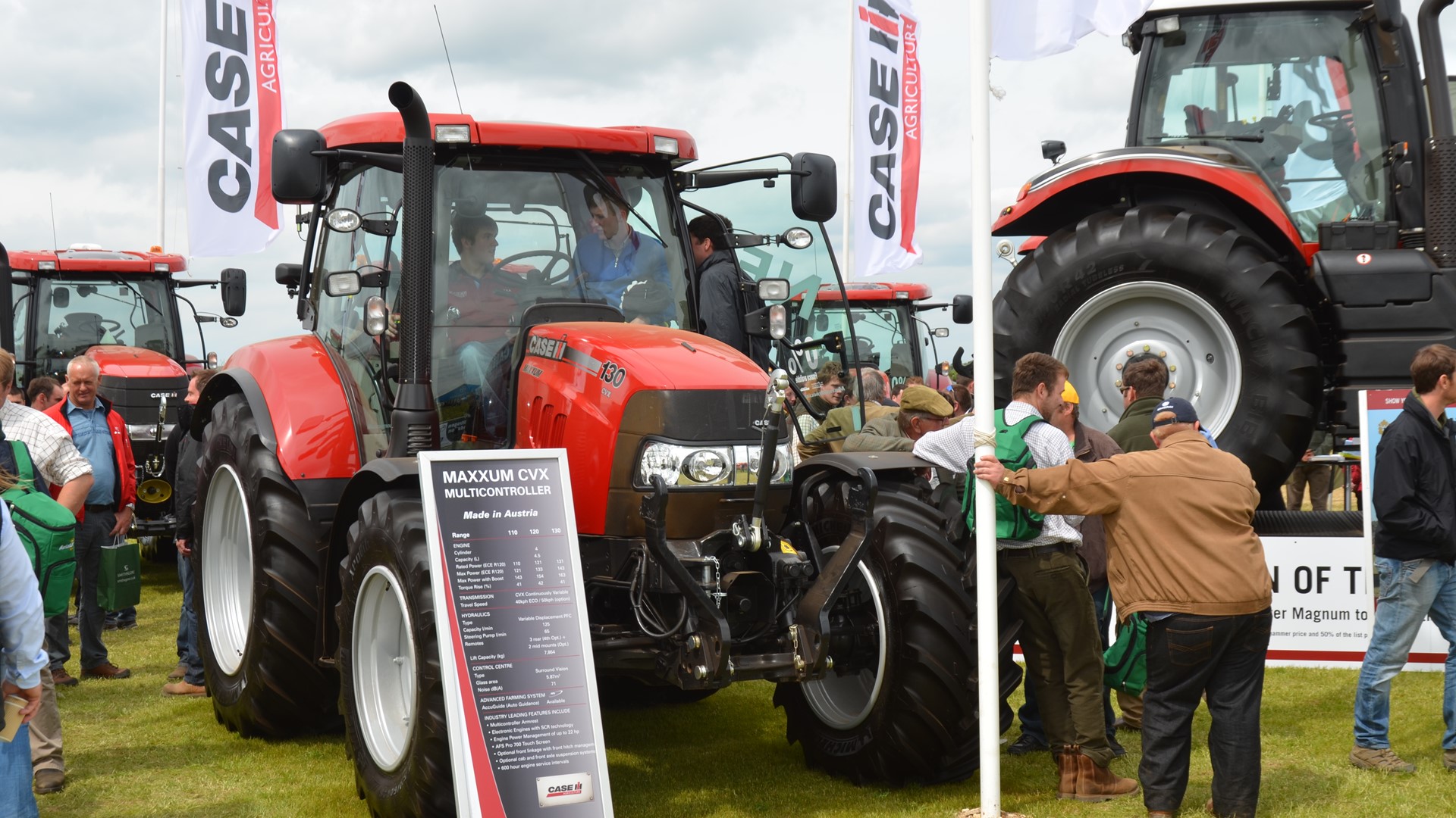 Maxxum CVX launched in the UK at cereals
