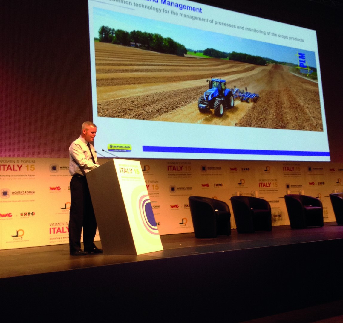 Lars Skjoldager Sørensen, New Holland Agriculture Head of Harvesting Product Management, was invited to speak at the Wom