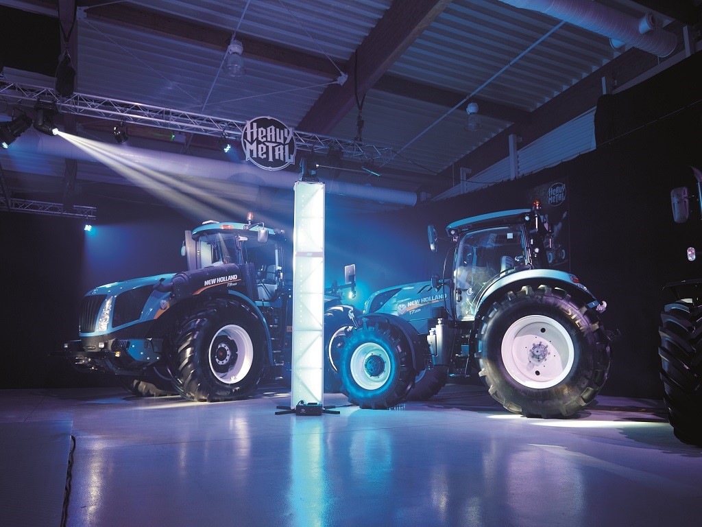 Basildon rocks to heavy metal at New Holland T7 Heavy Duty tractor launch
