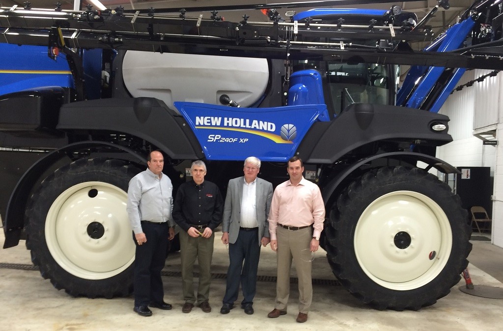 Rep. Grothman (second from right) at New Holland facility in St. Nazianz with Management