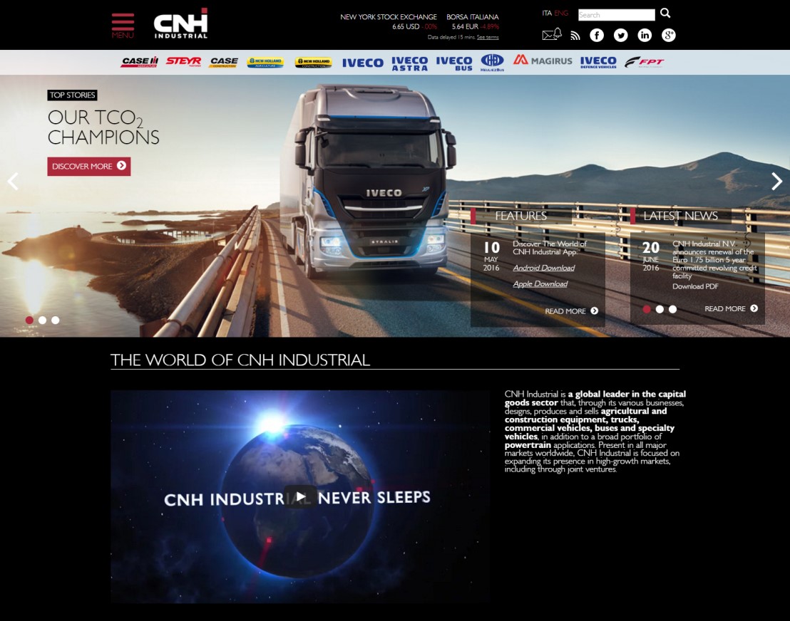 New CNHIndustrial.com - Homepage
