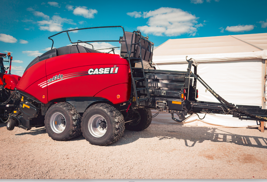 The new LB434XL 3x4 large square baler from Case IH