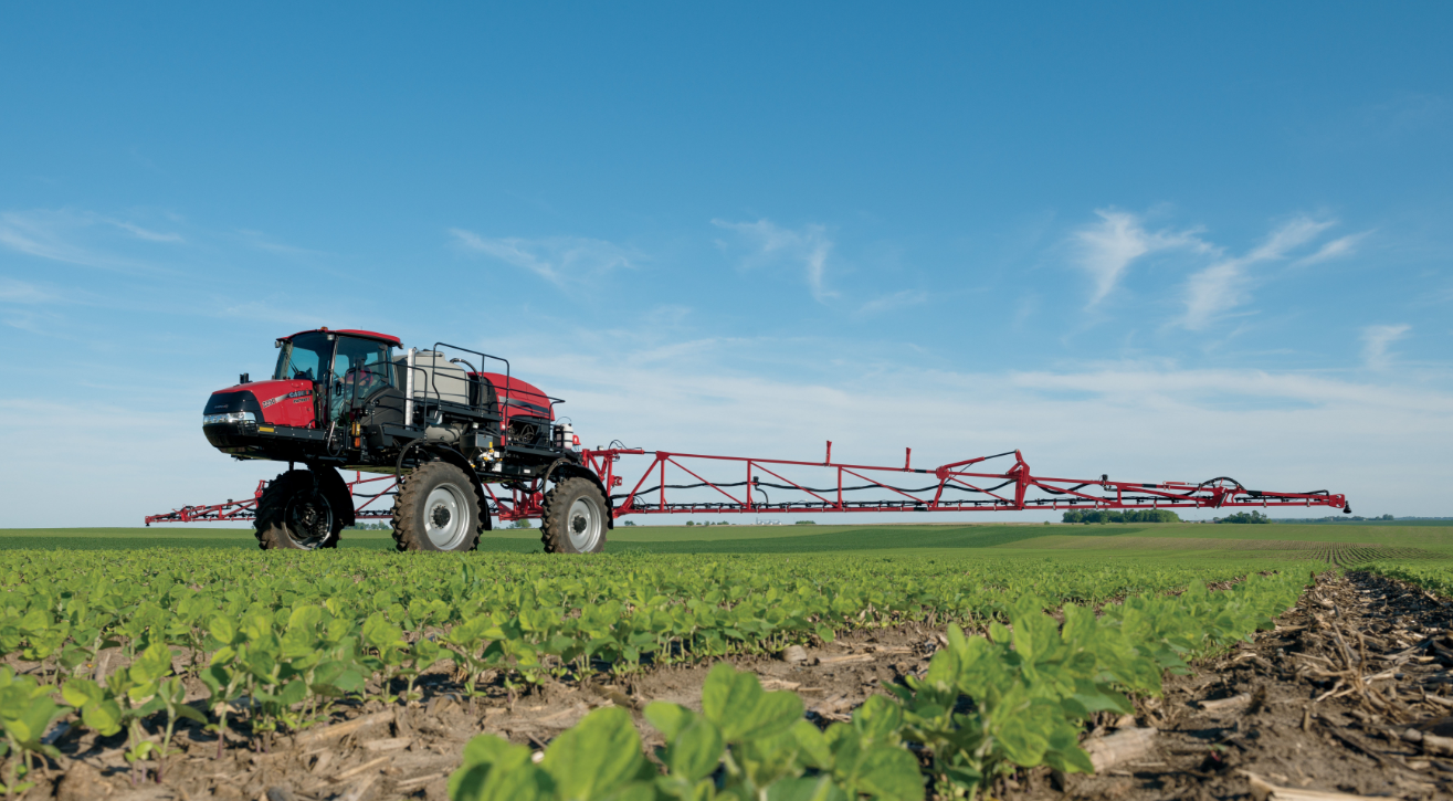 The new Case IH Patriot 2250 sprayer features best-in-class-rated and peak horsepower.