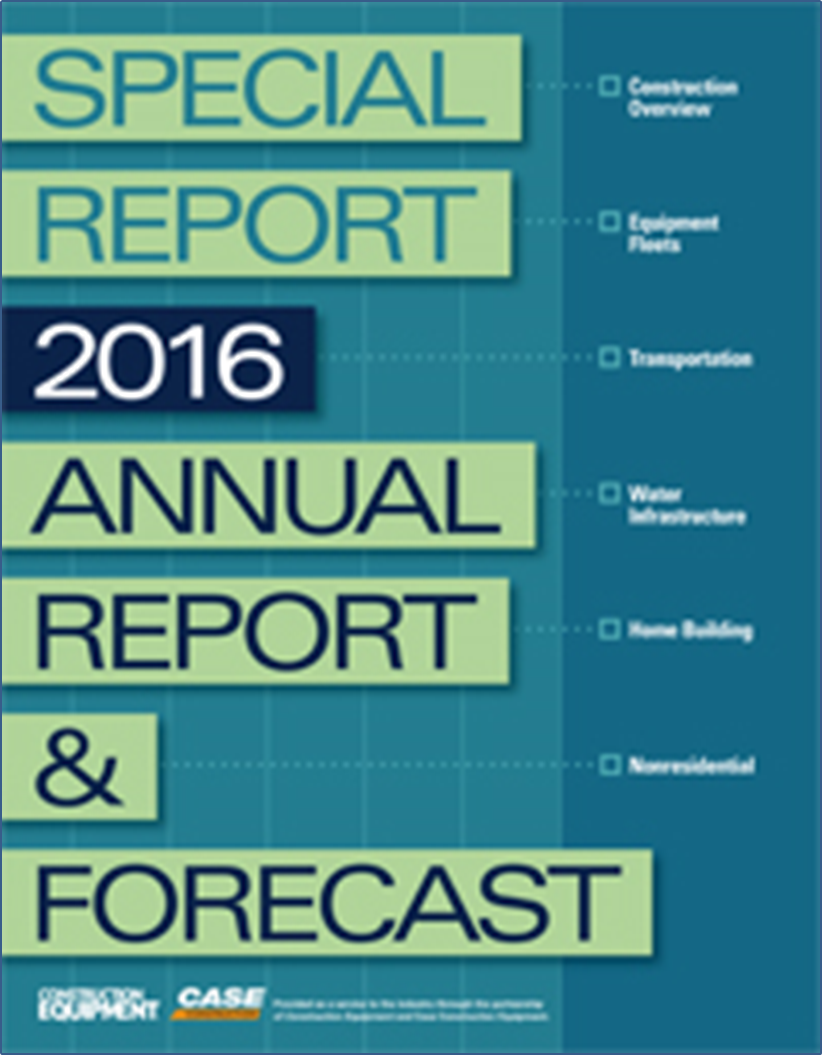 2016 Annual Report and Forecast cover