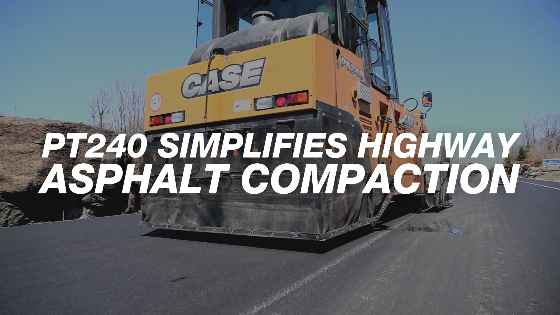 PT240 Simplifies Highway Asphalt Compaction
