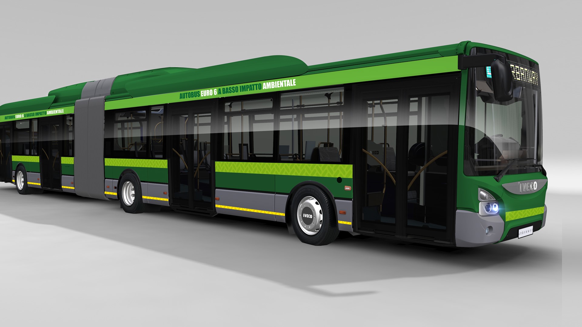 IVECO BUS Urbanway Hybrid bus for Milan's public transit authority ATM