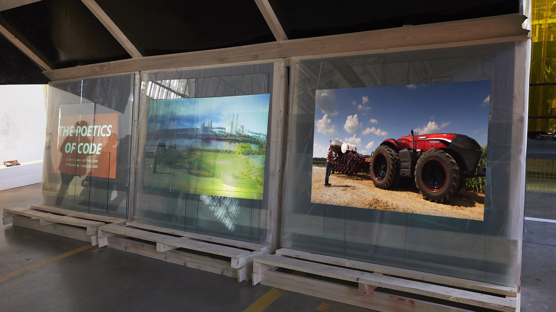 Concept Autonomous Tractor technology from CNH Industrial on display at Biennale