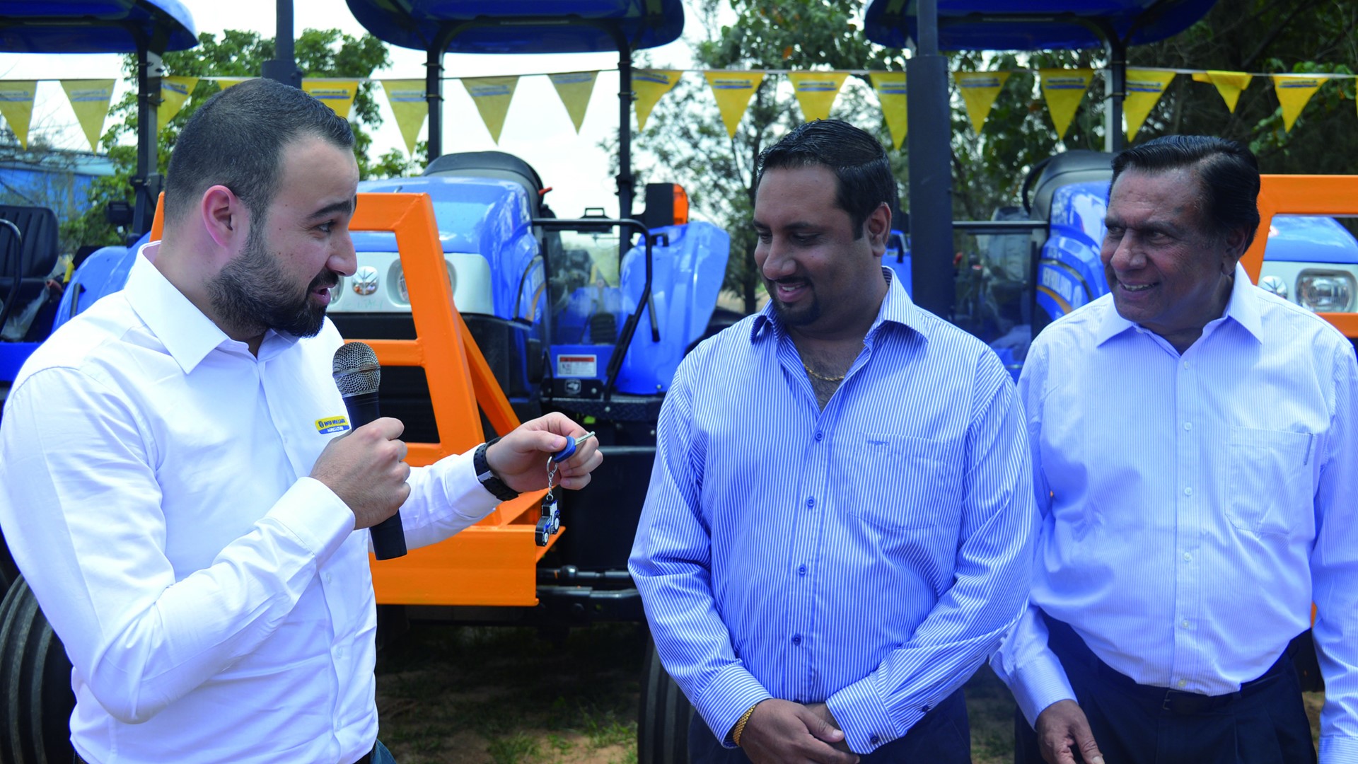 The handover ceremony for the 40 TS6 that were delivered to Butali Sugar Mills in Kenya