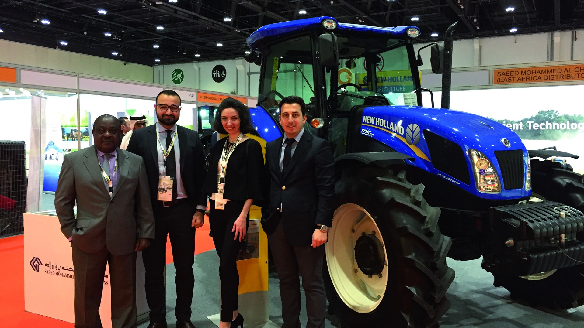The delegation at the Global Forum for Innovations in Agriculture in Abu Dhabi