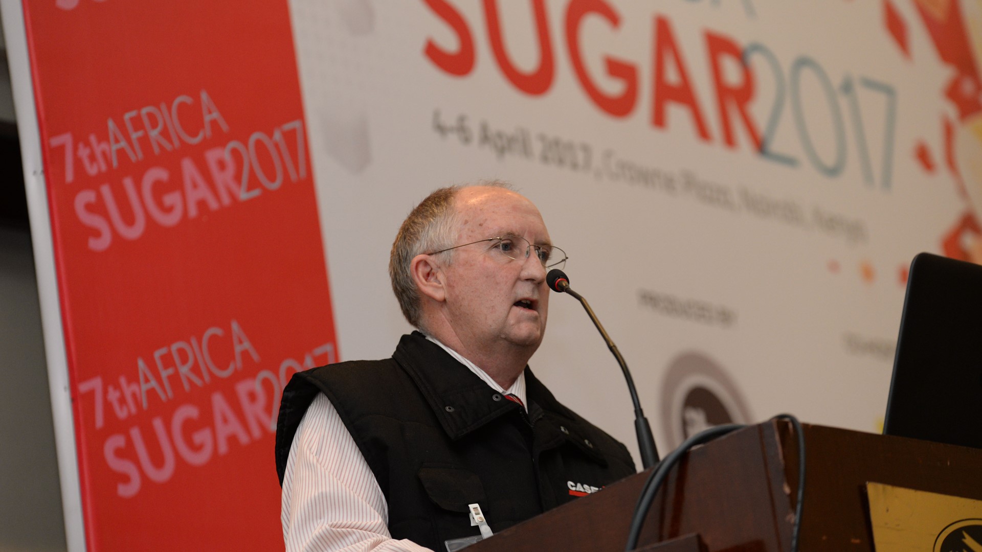 Speakers at the event included Ian Allen, General Manager of the Agricultural division of Case IH distributor in Kenya