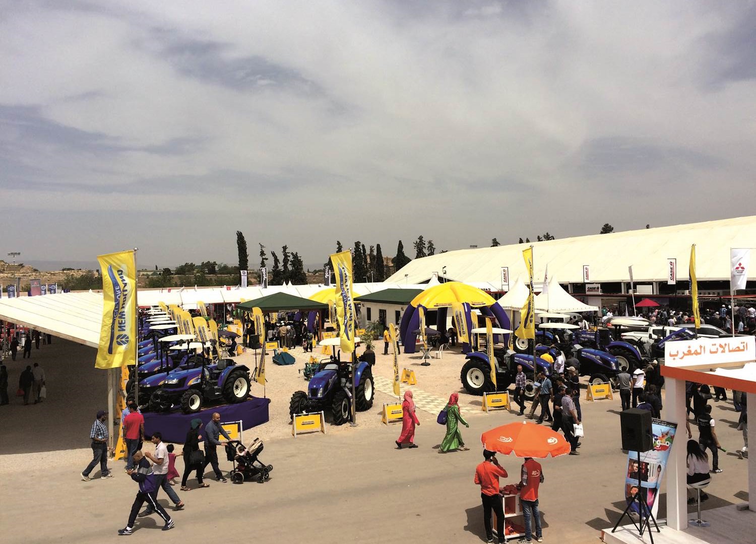 New Holland Agriculture presented its machinery to its one of the largest African audience during the SIAM 2017