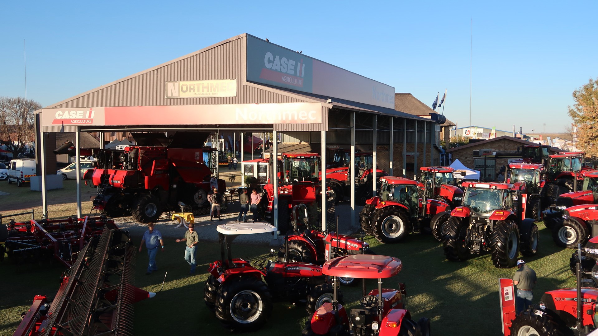 Case IH Stand at the NAMPO Show 2017