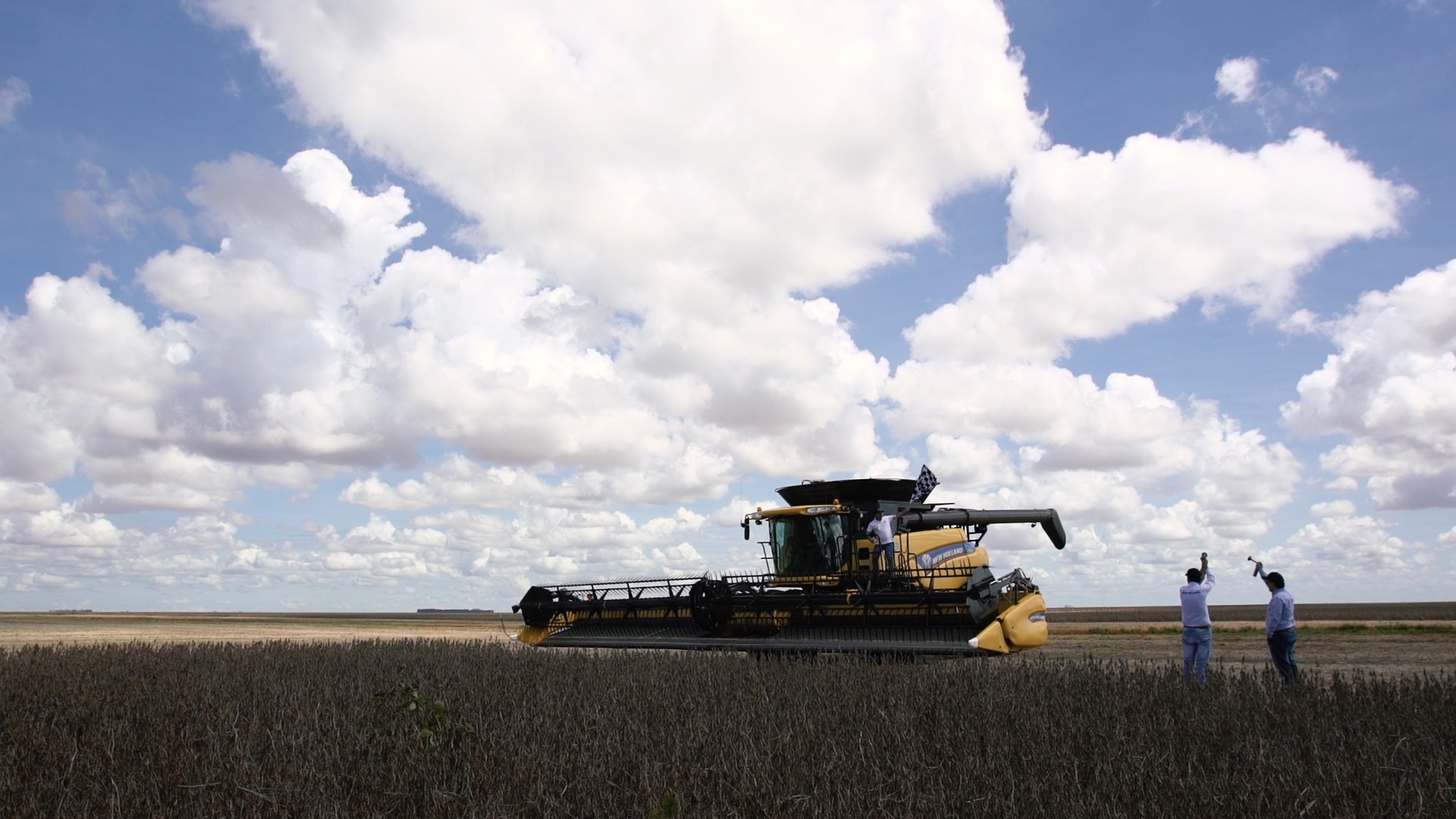 New Holland Agriculture Achieves World Record Title for Most Soybeans Harvested within Eight Hours with the CR8.90